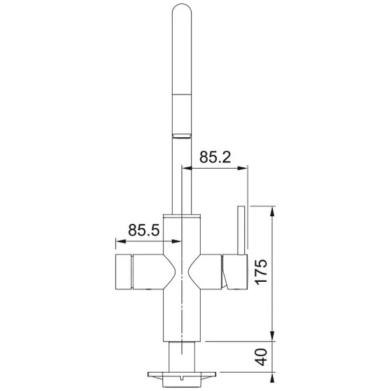 Franke Mythos Touch 5-1 RVS