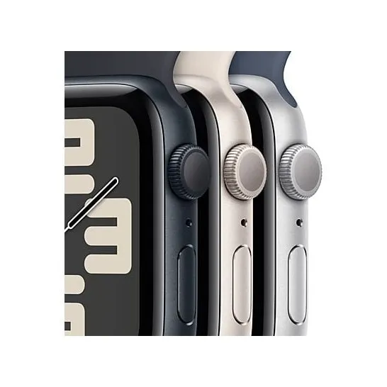 Apple Watch SE GPS 44mm Aluminium Case met Sport Band - M/L Middernacht