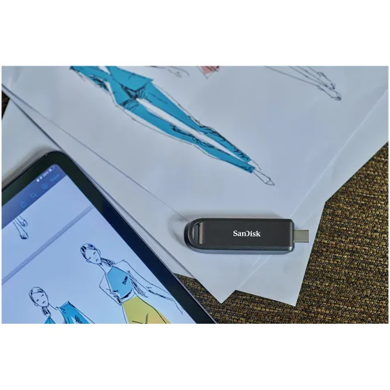 SanDisk USB Extreme PRO USB-C 3.2 512GB -  1000/900 MB/s Grijs