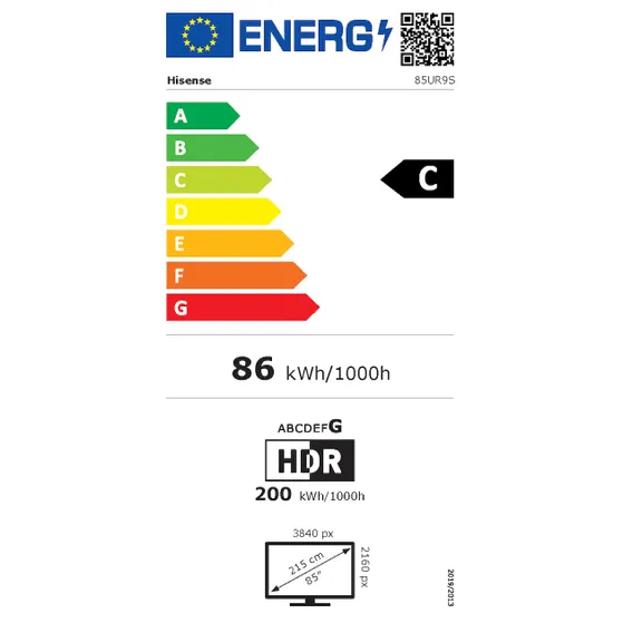 Hisense RGB MINI LED 85UR9S (2026)