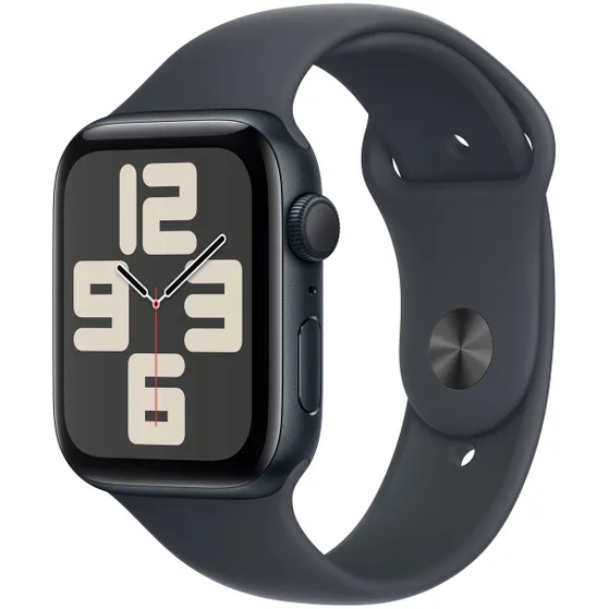 Apple Watch SE GPS 44mm Aluminium Case met Sport Band - S/M Middernacht