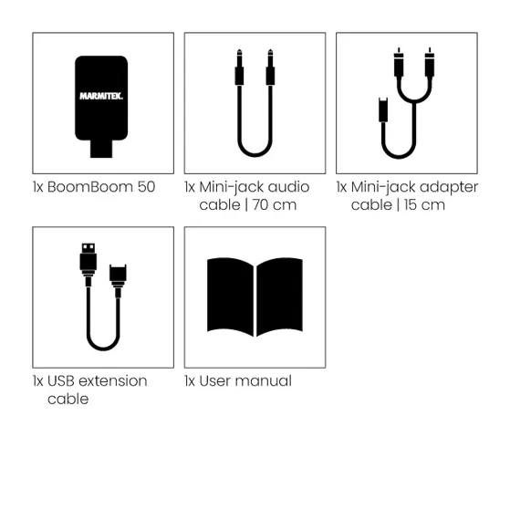Marmitek BoomBoom 50 Zwart