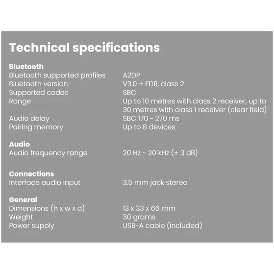 Marmitek BoomBoom 50 Zwart