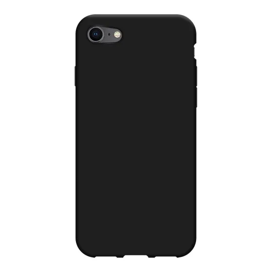 Just in Case Soft TPU Case voor Apple iPhone SE 2022 Zwart