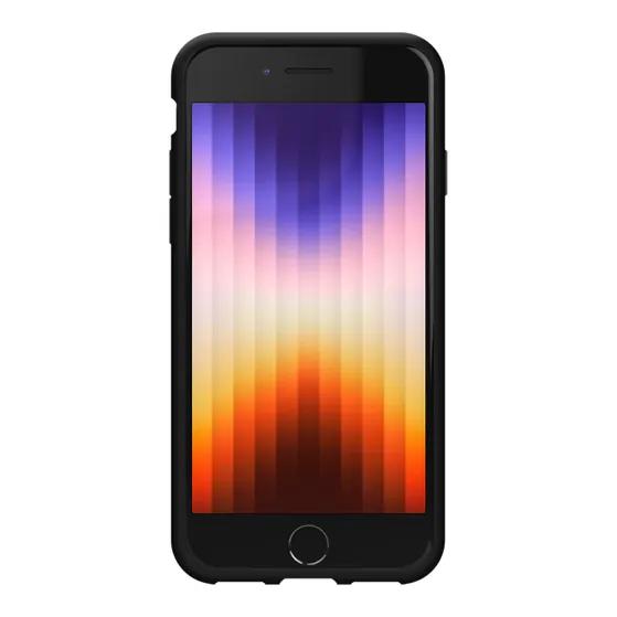 Just in Case Soft TPU Case voor Apple iPhone SE 2022 Zwart