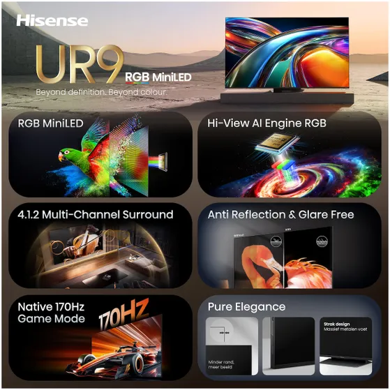 Hisense RGB MINI LED 65UR9S (2026)