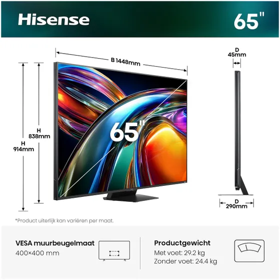 Hisense RGB MINI LED 65UR9S (2026)