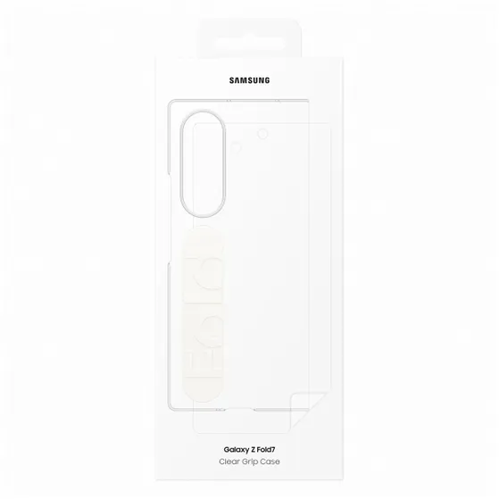 Samsung Clear Grip Case voor Samsung Galaxy Z Fold7 5G Transparant