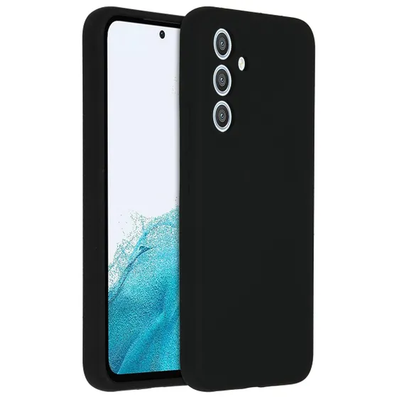 Accezz Liquid Silicone Backcover Samsung Galaxy A54 (5G) Zwart