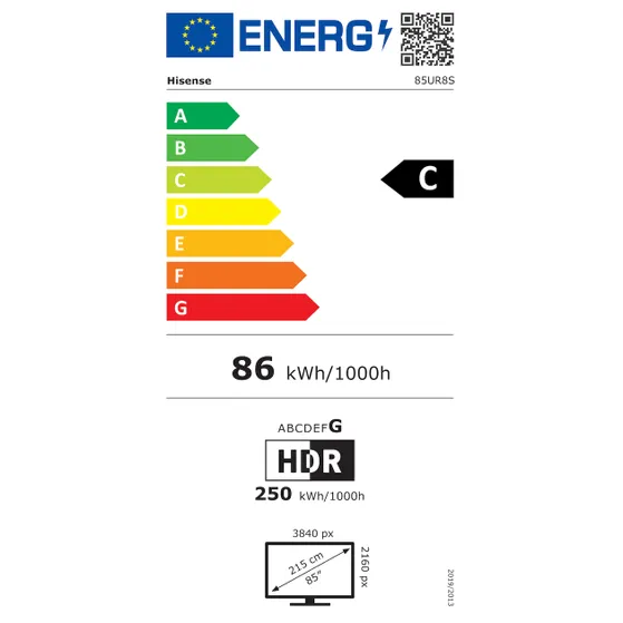 Hisense RGB MINI LED 85UR8S (2026)