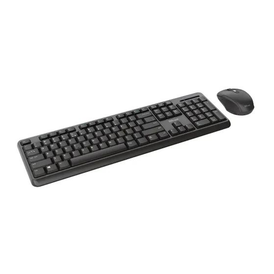 Trust TKM-350 WIRELESS KEYBOARD & MOUSE US Zwart