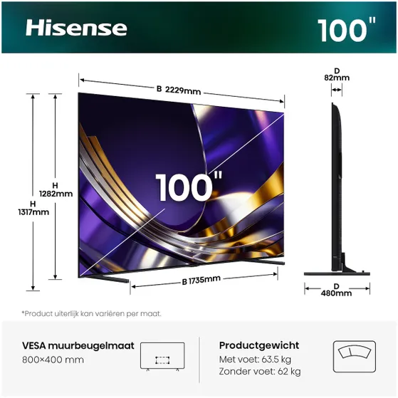 Hisense MiniLED 100U79S PRO (2026)