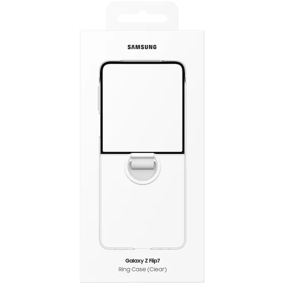 Samsung Ring Case (Clear) voor Samsung Galaxy Z Flip7 5G Transparant