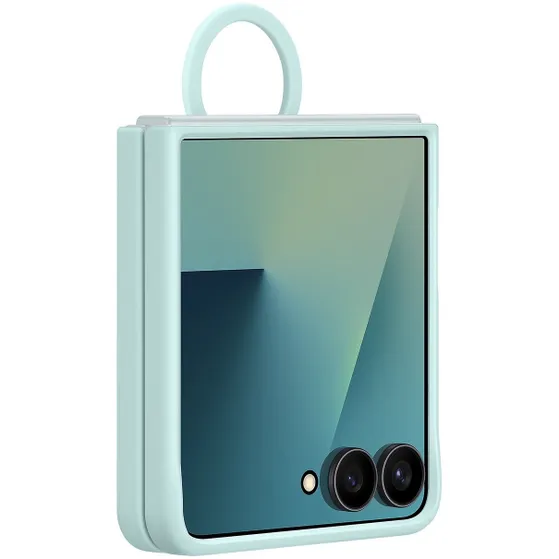 Samsung Ring Case (Silicone) voor Samsung Galaxy Z Flip7 5G Mint