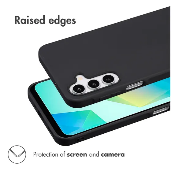 Accezz Color Backcover voor Samsung Galaxy A16 5G Zwart