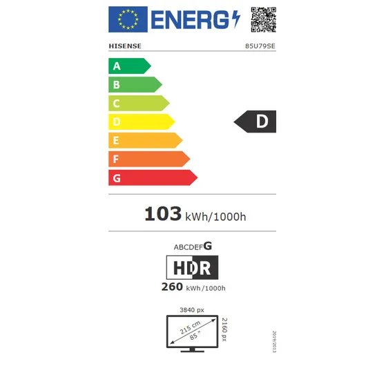 Hisense MiniLED 85U79SE (2026)