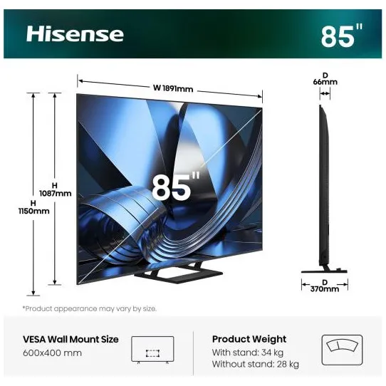 Hisense MiniLED 85U79SE (2026)