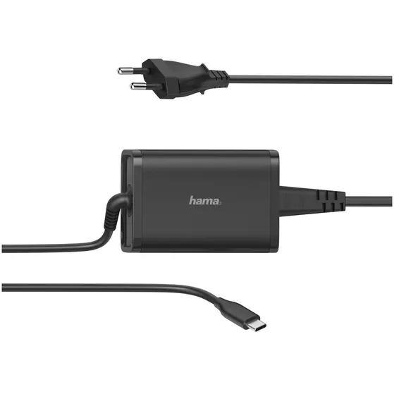 Hama UNIVERSELE USB-C-NOTEBOOK-NETADAPTER, POWER DELIVERY (PD), 5-20V/65W