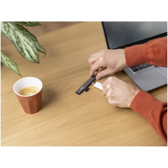 Trust Halyx Aluminium 4-Port Mini USB Hub Zilver
