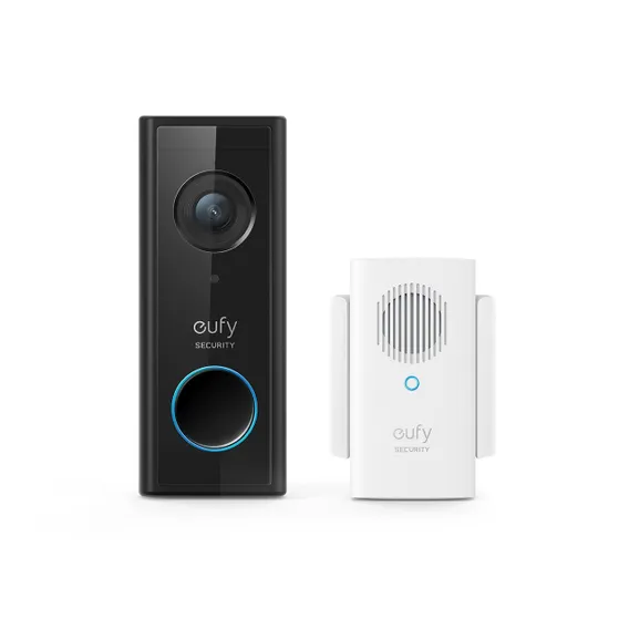 Eufy Battery Doorbell Slim 1080p Zwart
