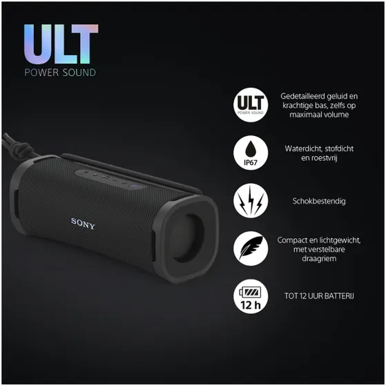 Sony ULT Field 1 Zwart
