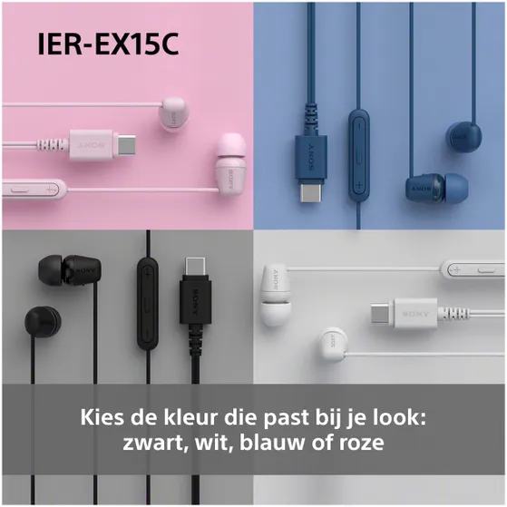 Sony IER-EX15CL Blauw
