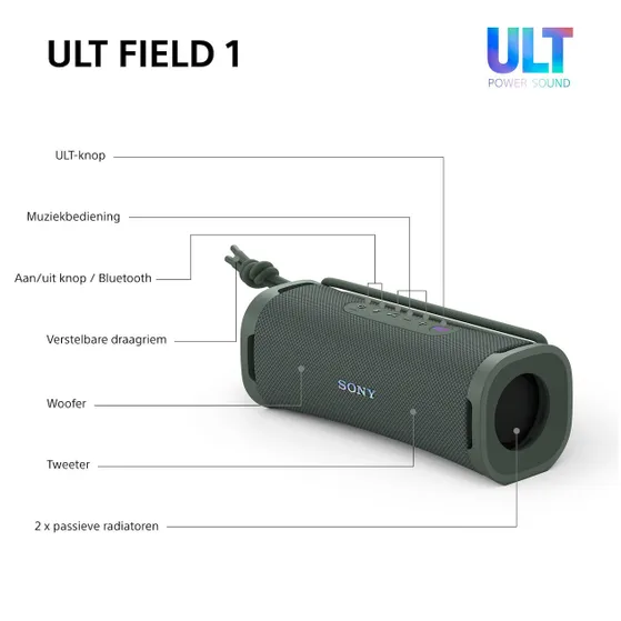 Sony ULT Field 1 Groen