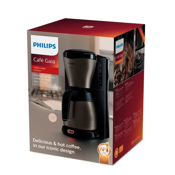 Philips HD7547/80 Zwart/bruin