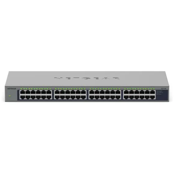 Netgear 48PT GIGE UNMANAGED RACKMOUNT SWCH