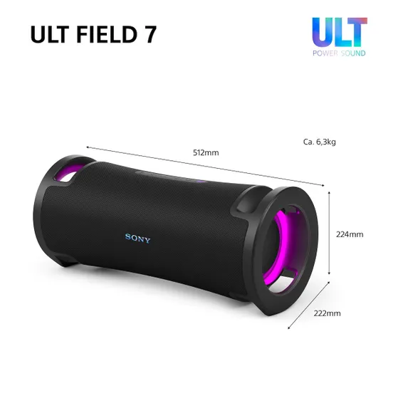 Sony ULT Field 7 Zwart