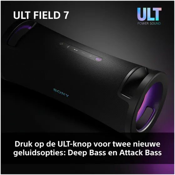 Sony ULT Field 7 Zwart