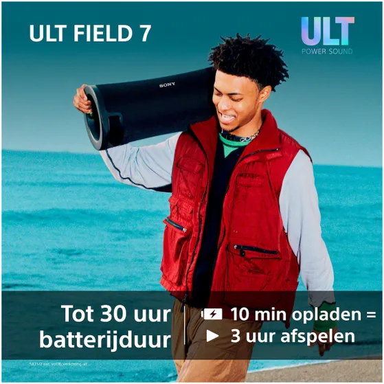 Sony ULT Field 7 Zwart