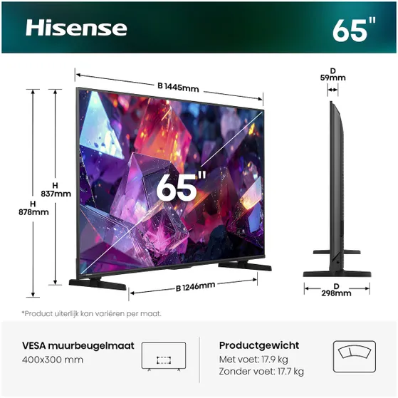 Hisense QLED 65E79S PRO (2026)