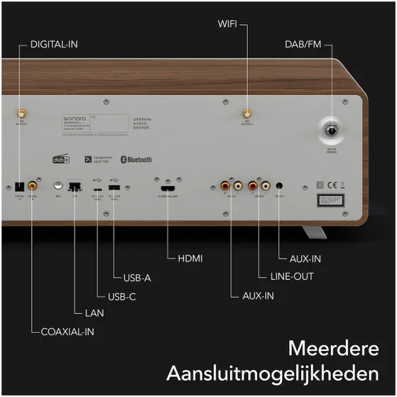 Sonoro MEISTERSTUCK (Gen.2) Walnoot