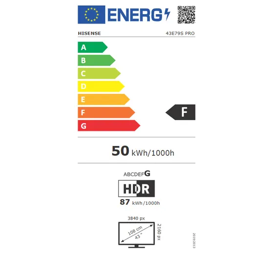 Hisense QLED 43E79S PRO (2026)