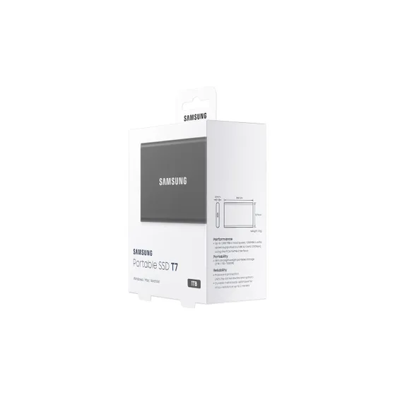 Samsung Portable SSD T7 1TB Grijs