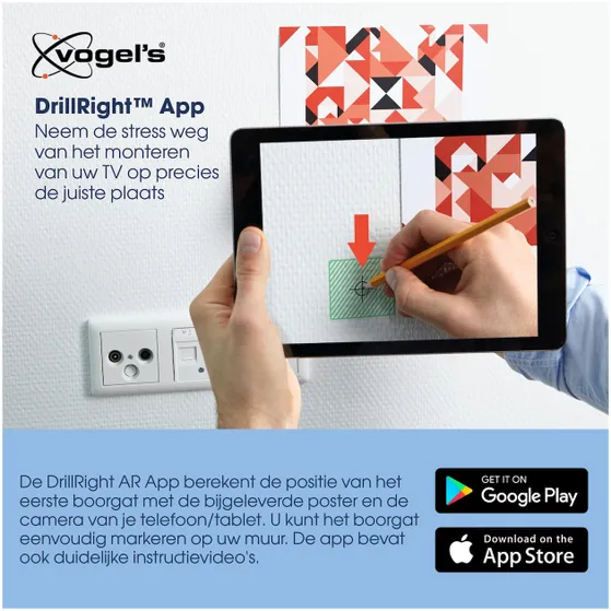 Vogels TVM 3405 SP OLED Zwart