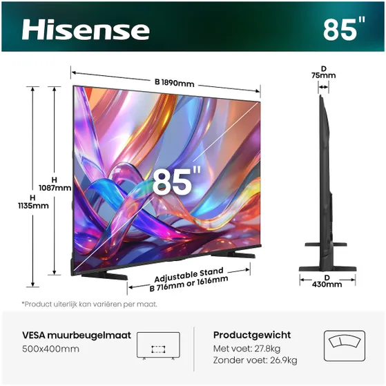 Hisense QLED 85E79S (2026)