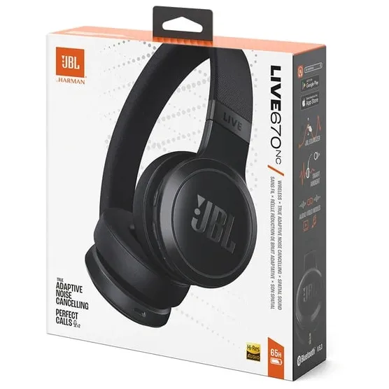 JBL LIVE 670NC Zwart