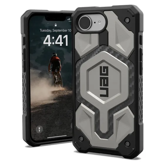 UAG Monarch Backcover voor Apple iPhone 16e Titanium