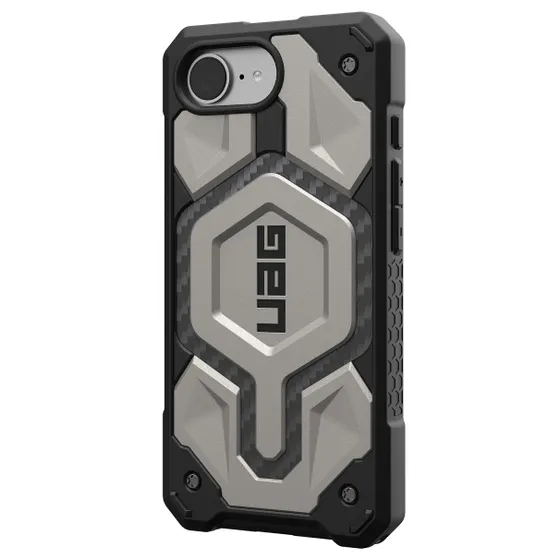 UAG Monarch Backcover voor Apple iPhone 16e Titanium