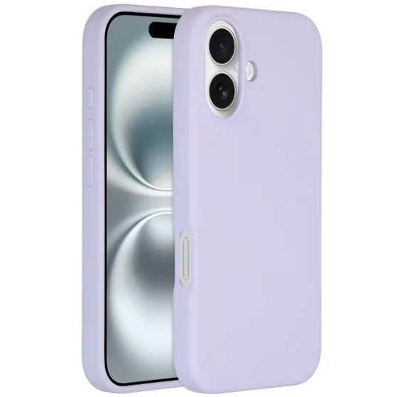 Accezz Liquid Silicone Backcover met MagSafe iPhone 16 Paars