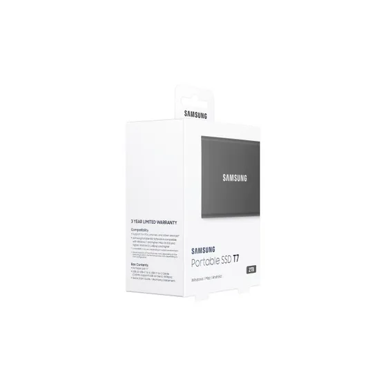 Samsung Portable SSD T7 2TB Grijs
