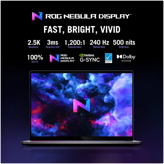 Asus ROG Zephyrus G16 GU605MI-QR038W Grijs