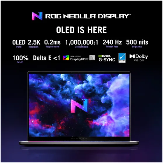 Asus ROG Zephyrus G16 GU605MI-QR038W Grijs