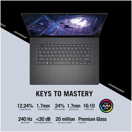 Asus ROG Zephyrus G16 GU605MI-QR038W Grijs