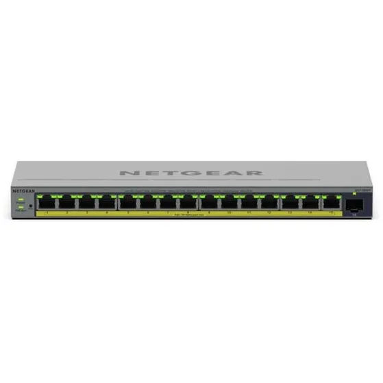 Netgear 16PT GB PLUS SWCH W/POE+GS116EPP