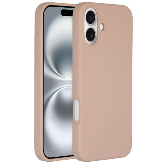 Accezz Liquid Silicone Backcover met MagSafe iPhone 16 Plus Roze