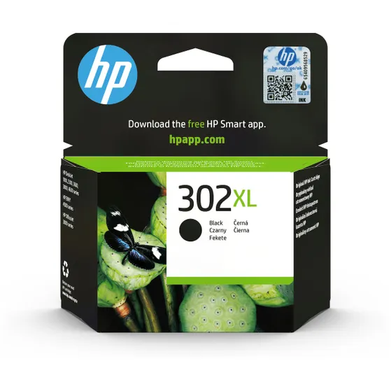 HP 302XL Cartridge Zwart