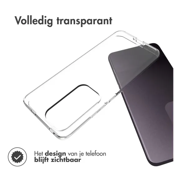 Accezz Clear Backcover Oppo Reno 12 Transparant